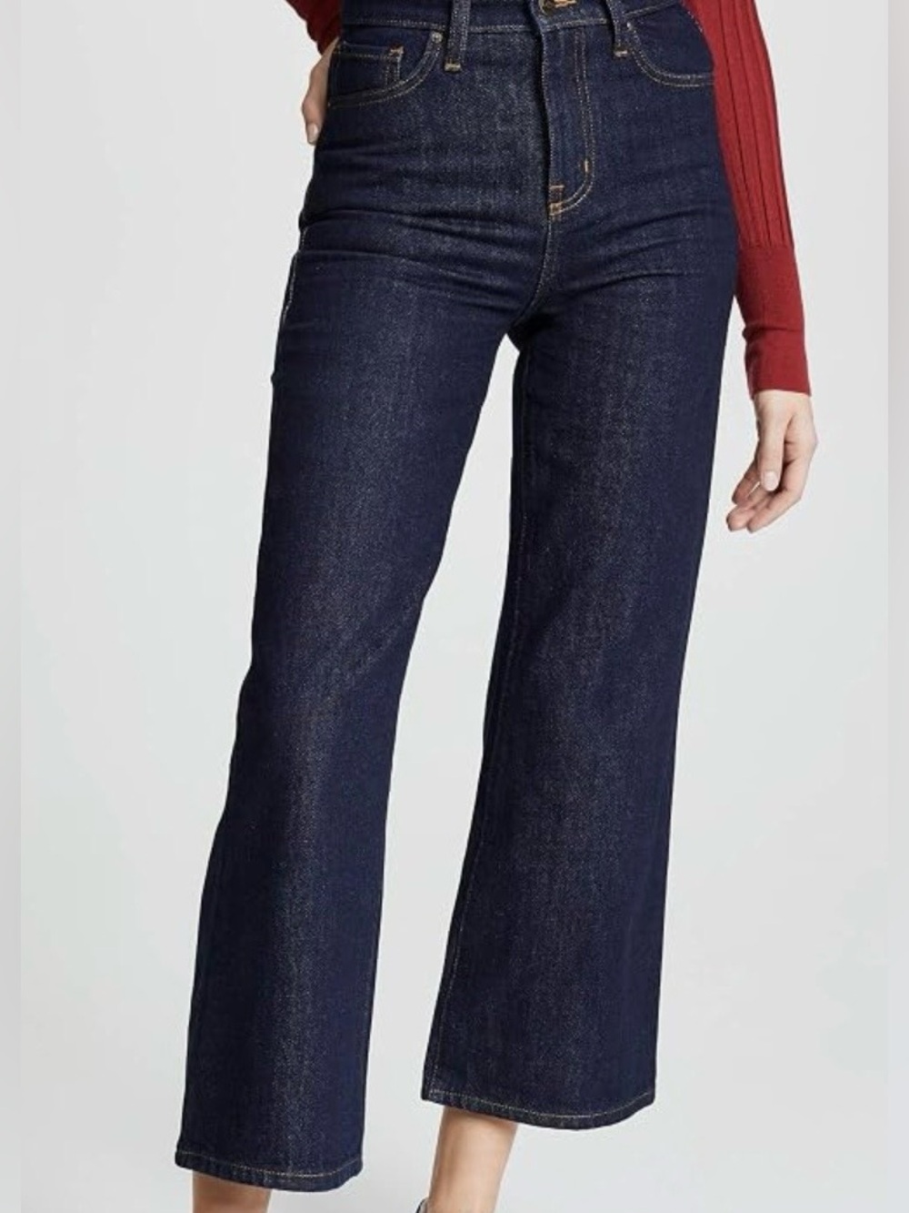 Lee Vintage Modern Wide Leg Jeans Women’s 32 Medium NWT Dark Wash High Rise